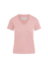 Pink t-shirt on a white background