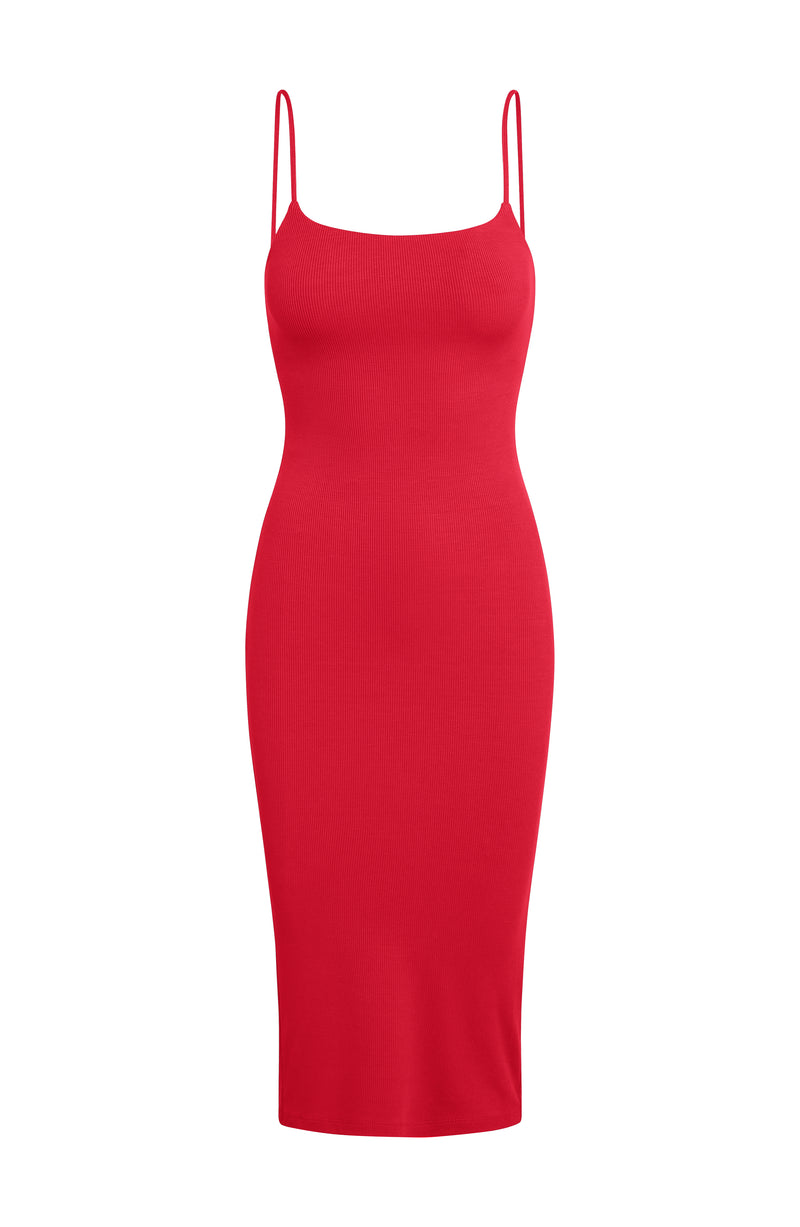 The Spaghetti Strap Midi Dress The Standard Stitch The Spaghetti Strap Midi Dress The Standard Stitch