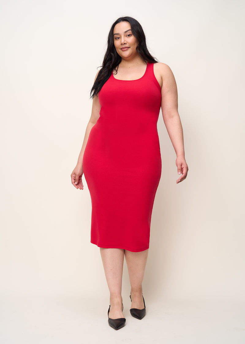 The Scoop Neck Midi Dress The Standard Stitch The Scoop Neck Midi Dress The Standard Stitch