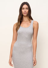 liza compact rib scoop neck midi dress by jonathan simkhai The 18 Best Ribbed-Knit Dresses We're Wearing in 2021