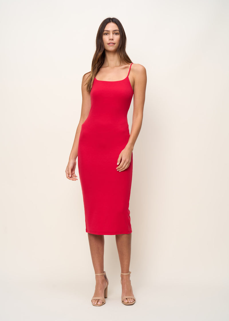 The Spaghetti Strap Midi Dress – The Standard Stitch