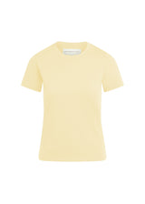 Yellow t-shirt on a white background