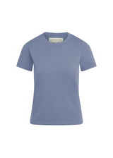 Blue t-shirt on a white background