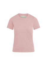 Pink t-shirt on a white background