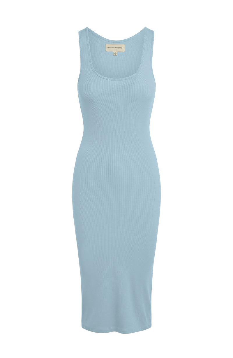 blue scoop neck dress ASOS DESIGN + Petite Scoop Neck Mini Satin Slip Dress in Sapphire Blue